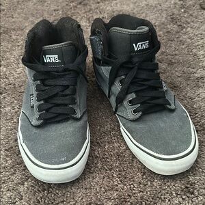 Vans Men's Gray High-Top Sneakers